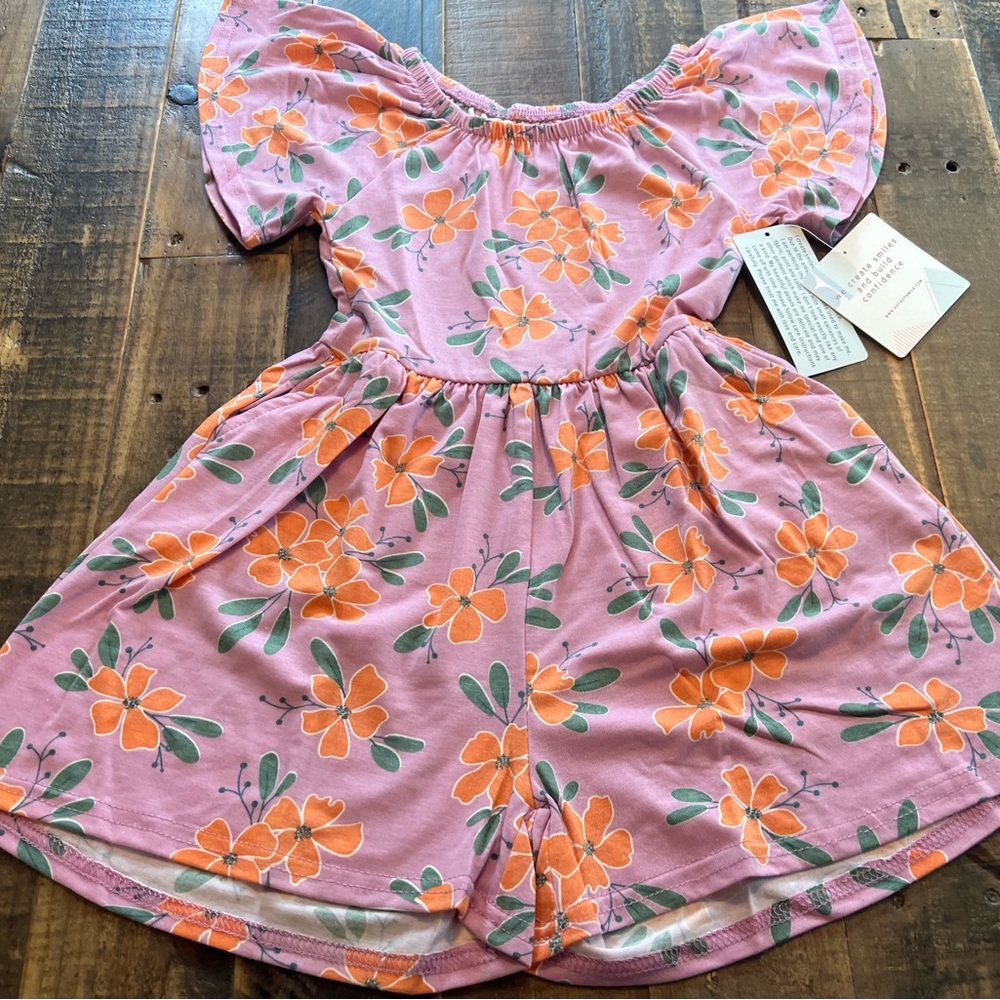 Dot Dot Smile size 5/6 girls fashion collection romper new
